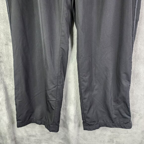 Mens Black Express Relaxed Fit Track Pants Polyester Lining Athletic Size XL - Picture 3 of 14